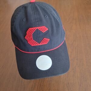 New Era Black Red Cincinnati Reds Womens 9TWENTY Hat Cap one size fits most New